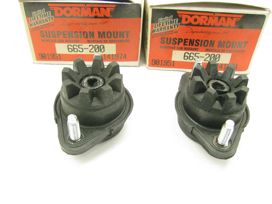 (2) Dorman 665-200 Suspension Strut Mount - Rear Left / Right