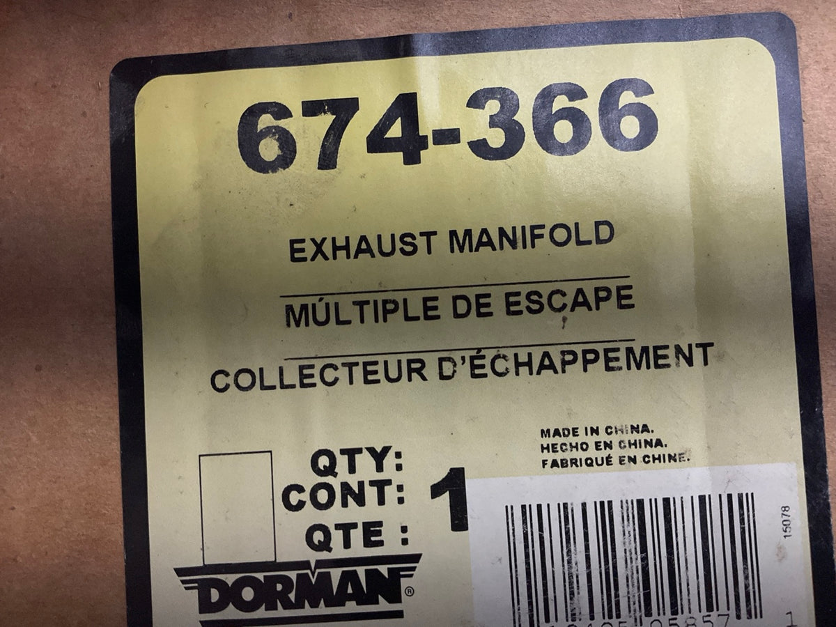 MANIFOLD ONLY - Dorman 674-366 Rear Exhaust Manifold