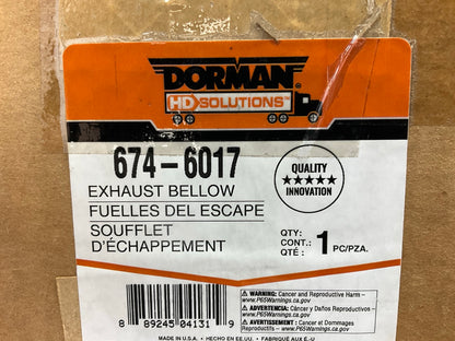 Dorman 674-6017 Exhaust Pipe Flex Bellows Kit For 2015-2017 International 5900i