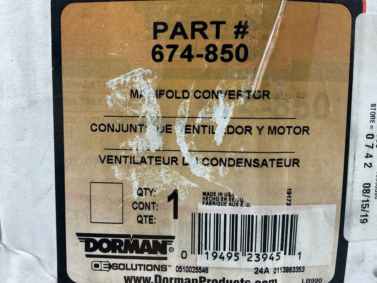 Dorman 674-850 Front Catalytic Converter With Integrated Exhaust Manifold
