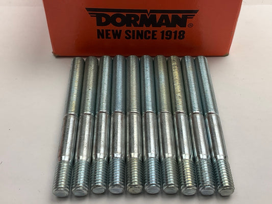 (10) Dorman 675-008 Double Ended Stud - 3/8''-16 X 5/8'' & 3/8''-24 X 1-15/16''