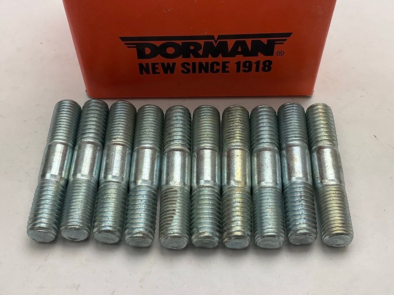 (10) Dorman 675-010 Double End Stud: 7/16-14 X 3/4 Inch And 7/16-20 X 3/4 Inch