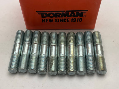 (10) Dorman 675-010 Double End Stud: 7/16-14 X 3/4 Inch And 7/16-20 X 3/4 Inch