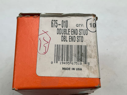 (10) Dorman 675-010 Double End Stud: 7/16-14 X 3/4 Inch And 7/16-20 X 3/4 Inch