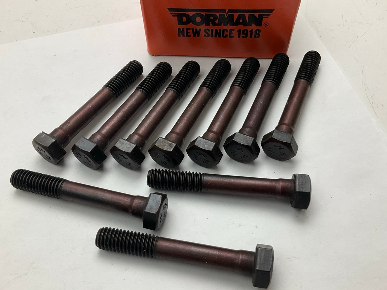 (10) Dorman 675-060 STD Cylinder Head Bolt, 7/16-14 X 2.953'' Hex 11/16''