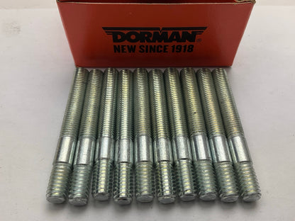 (10) Dorman 675-094 Double End Stud: 5/16-18 X 1/2 Inch And 5/16-24 X 1-1/2''