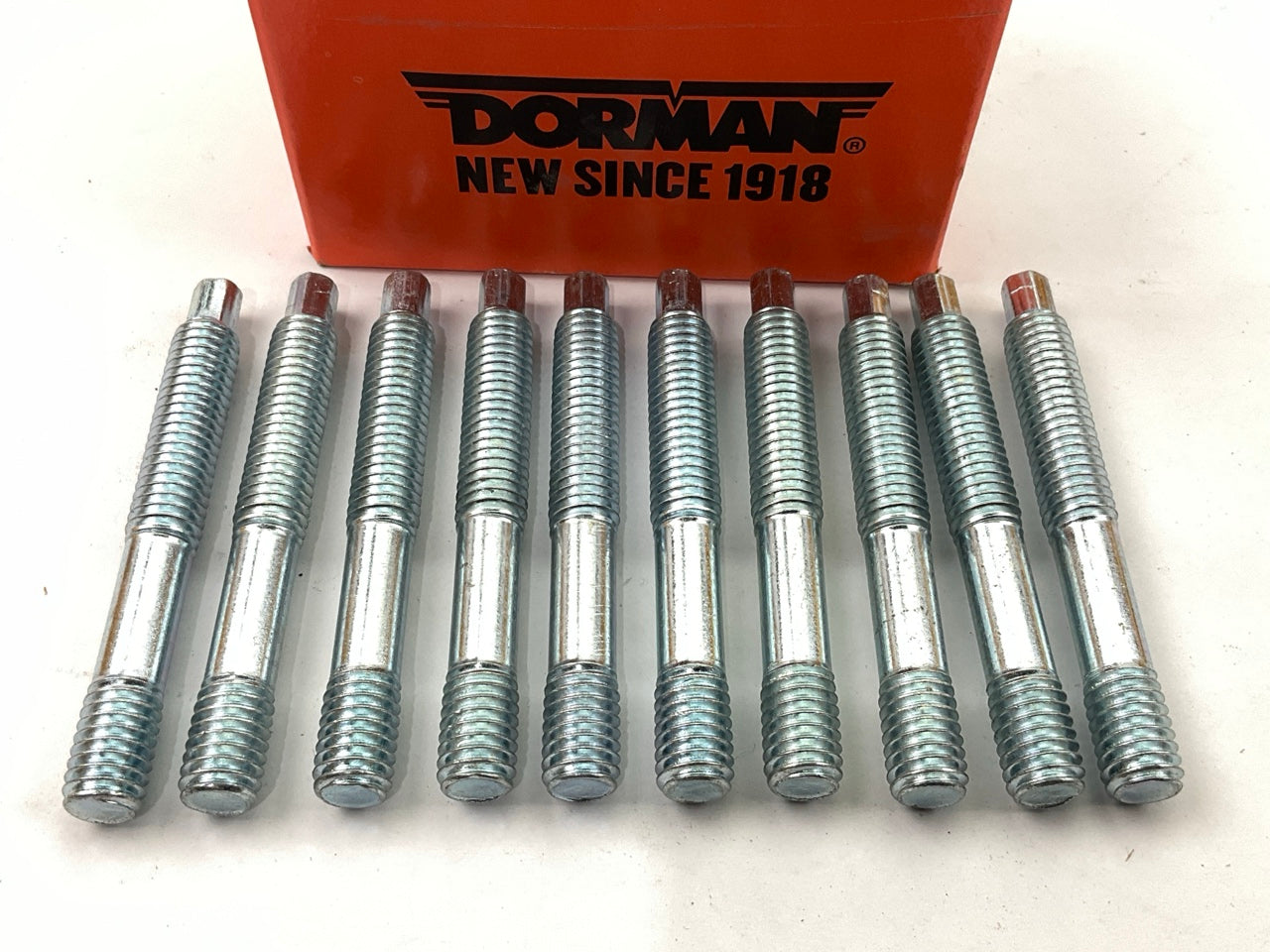 (10) Dorman 675-111 Double Ended Stud - 3/8-16 X 1/2'' And 3/8-16 X 1-5/8''