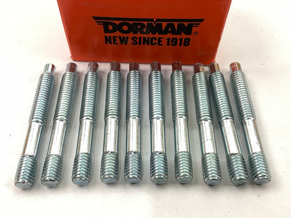 (10) Dorman 675-111 Double Ended Stud - 3/8-16 X 1/2'' And 3/8-16 X 1-5/8''