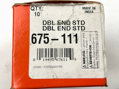 (10) Dorman 675-111 Double Ended Stud - 3/8-16 X 1/2'' And 3/8-16 X 1-5/8''