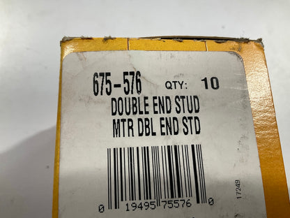 (10) Dorman 675-576 Exhaust Flange Double-Ended Studs M10-1.50  40mm, 16mm