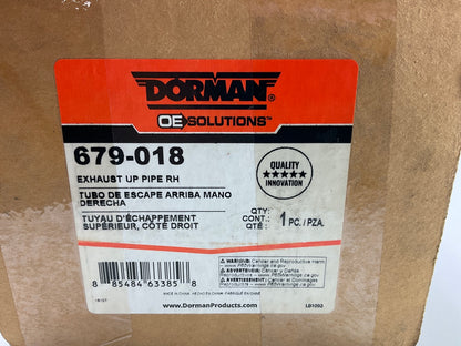 MISSING ALL HARDWARE Dorman 679-018 Exhaust Turbo Up Pipe - Right Hand Side
