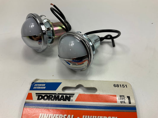 (2) Dorman 68151 Universal License Plate Light Lamps, 1-1/4'' Diameter Hole