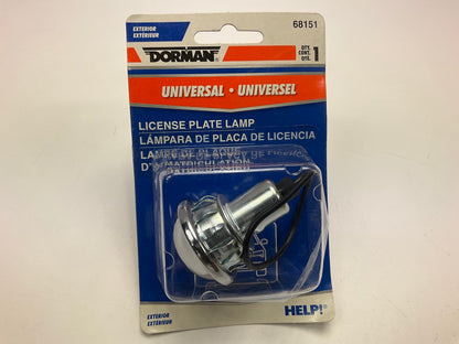 Dorman 68151 Universal License Plate Light Lamp, 1-1/4'' Diameter Mount Hole