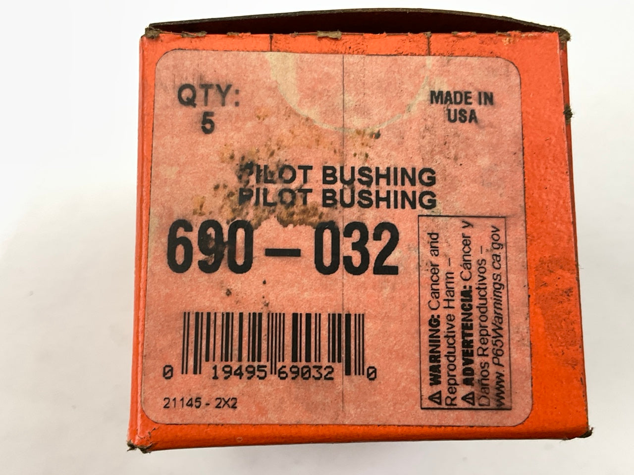 (5) Dorman 690-032 Manual Transmission Clutch Pilot Bushing