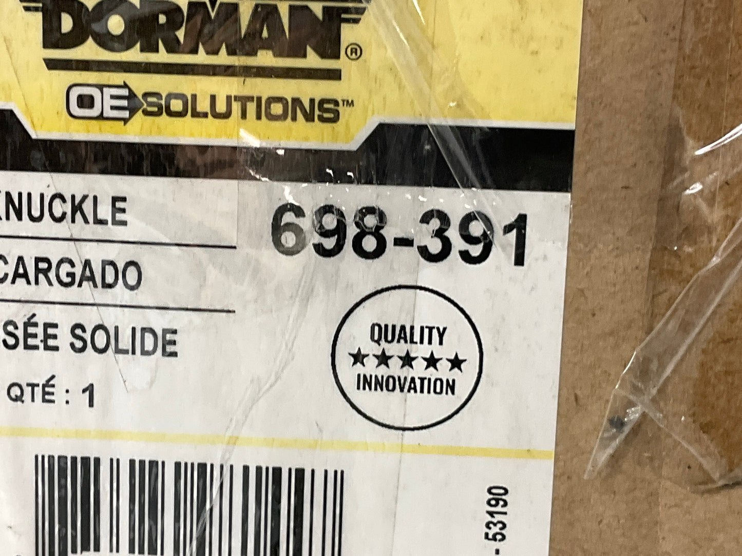 Dorman 698-391 Front Left Steering Knuckle For 1997-2001 Toyota Camry