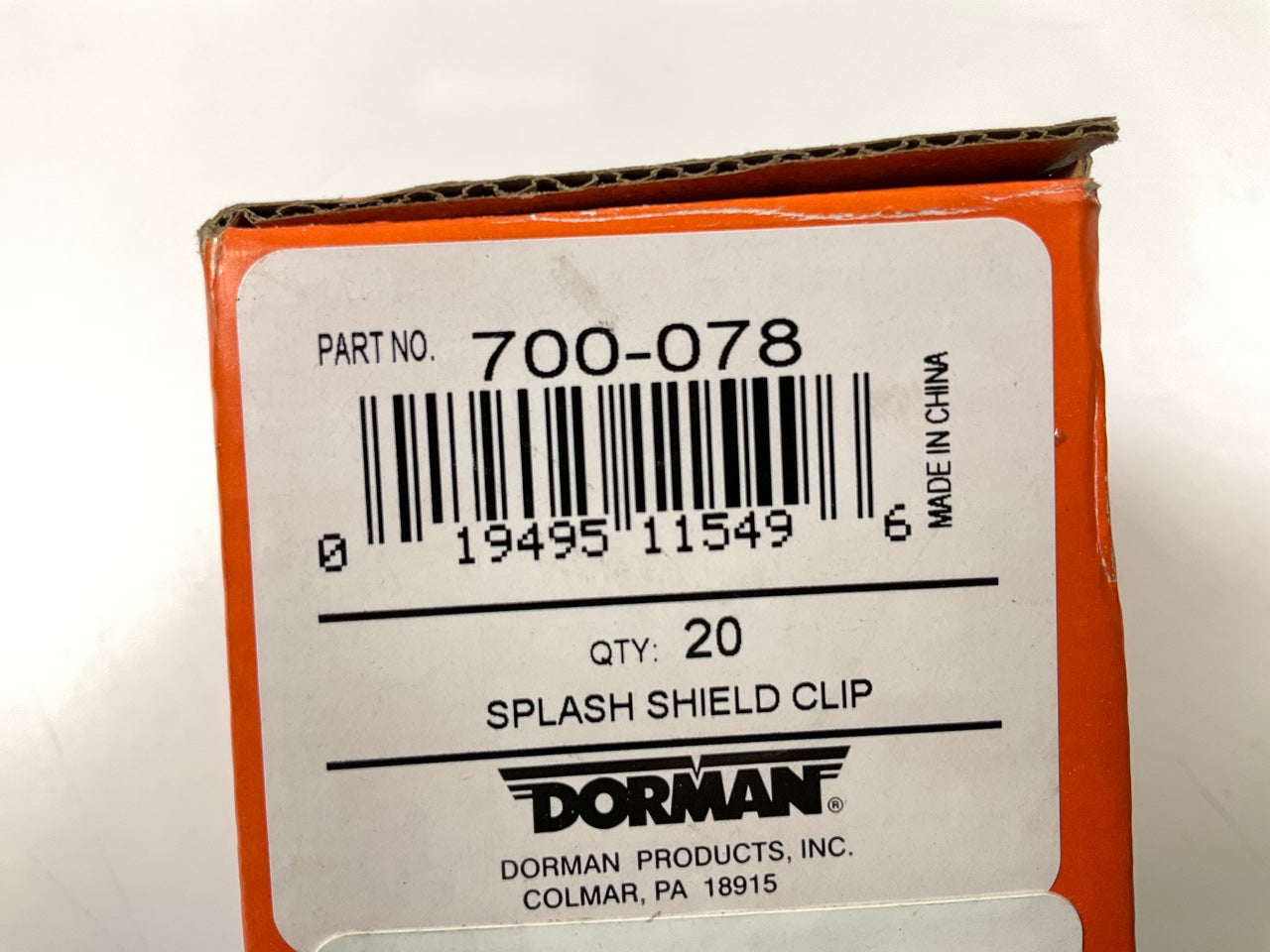 Dorman 700-078 Splash Shield Retainer Clips - 20 Pack