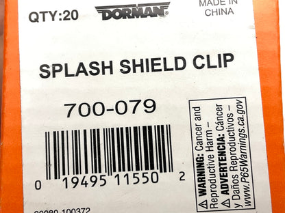 (20) Dorman 700-079 Fender Liner / Engine Splash Shield Retainer Clips