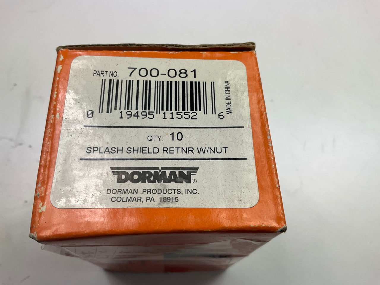 (10) Dorman 700-081 Engine Splash Shield Hardware - Pack Of 10