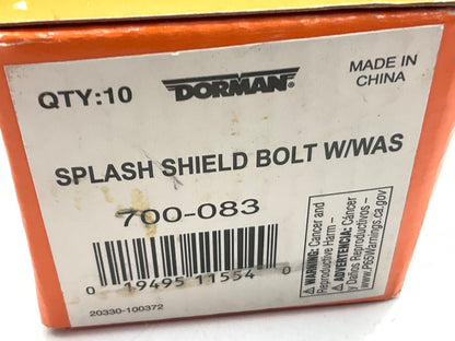 (10) Dorman 700-083 Splash Shield Retainer Bolts With Washer - Toyota