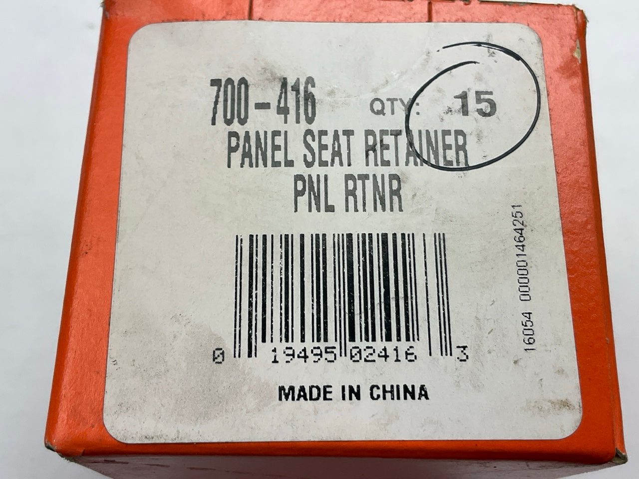 (15) Dorman 700-416-15 Panel Retainer Clip