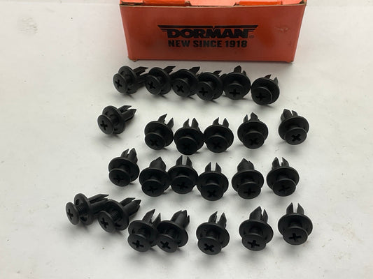 (25) Dorman 700-589 Screw Style Retainer Clips, Replaces Mazda N304-13-356A