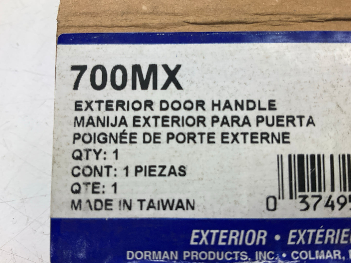 Dorman 700MX Front Right Outside Door Handle For 2001-2012 Dodge Atos