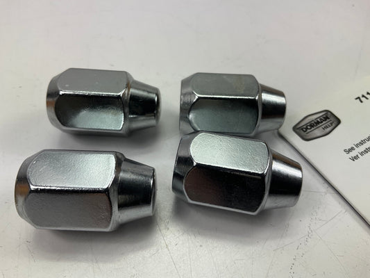 (4) Dorman 711-609 Wheel Nut Chrome Acorn 1-Pc M14-1.50