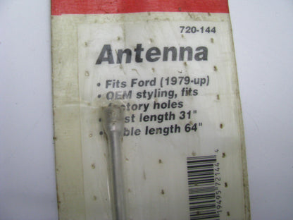 Dorman 720-144 Universal Antenna 31'' Mast, 64'' Cable - 1979-UP Ford