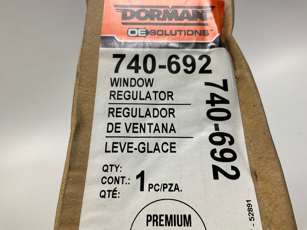 Dorman 740-692 Front Left Window Regulator