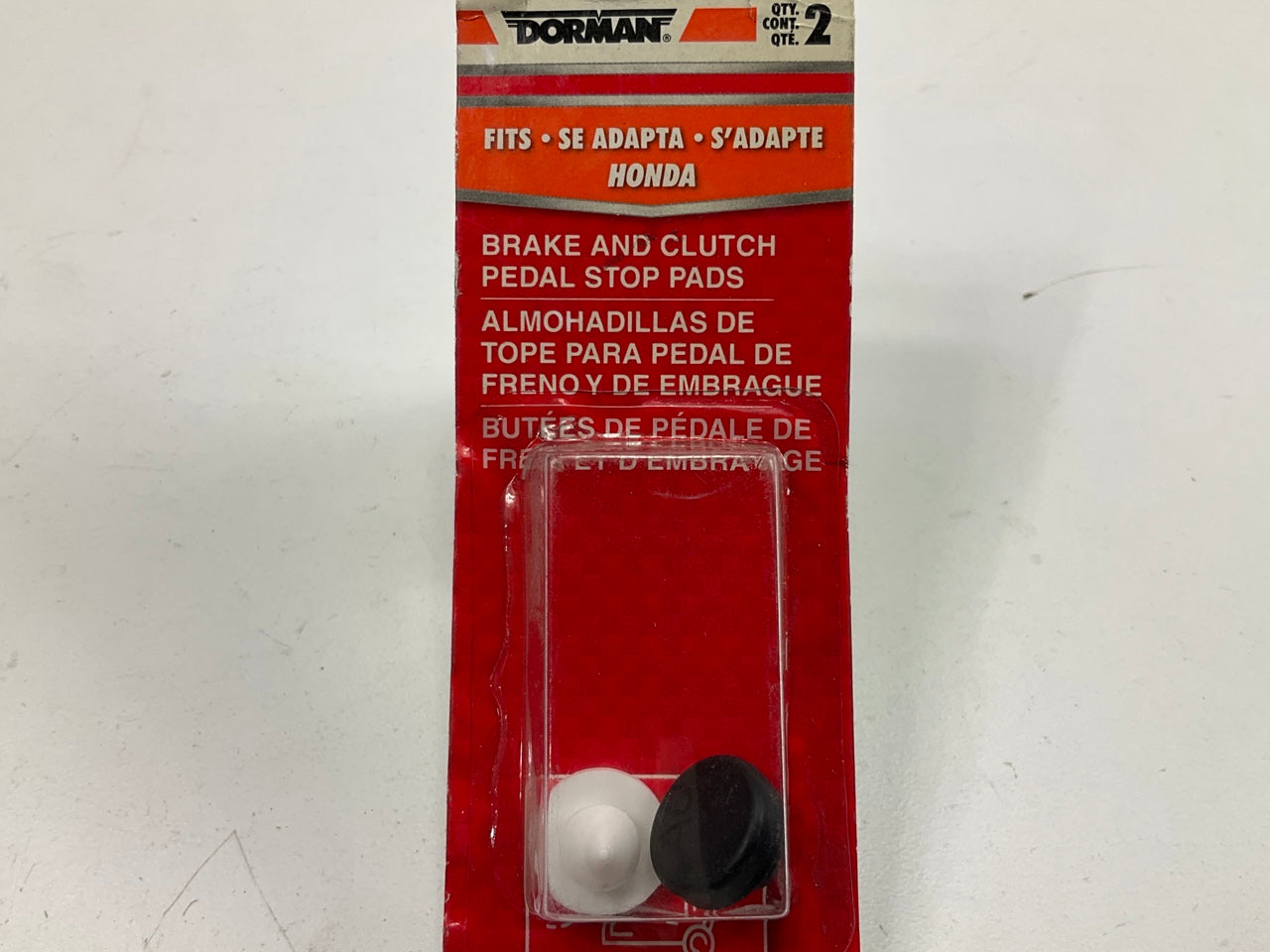 Dorman 74015 Brake And Clutch Pedal Stop Pads For Honda / Acura Models