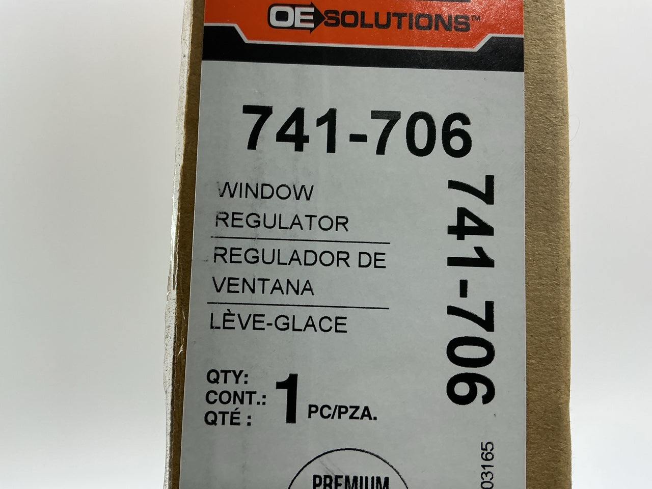 Dorman 741-706 Front Left Power Window Motor And Regulator Assembly