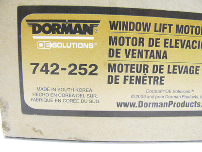 Dorman 742-252 Power Window Motor - Front Left / Rear Right