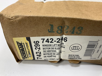 MISSING CONNECTORS - Dorman 742-296 Power Window Motor