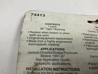 Dorman 74413 Window Regulator Tape