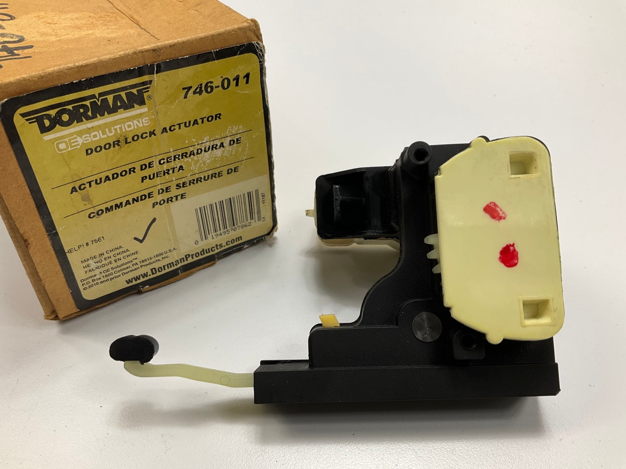 Dorman 746-011 Right Door Lock Actuator Motor (Without Anti-Theft Package ONLY)