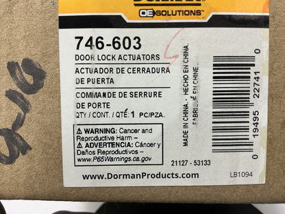 Dorman 746-603 Front Left Door Lock Actuator Motor For 2001-2005 Toyota RAV4