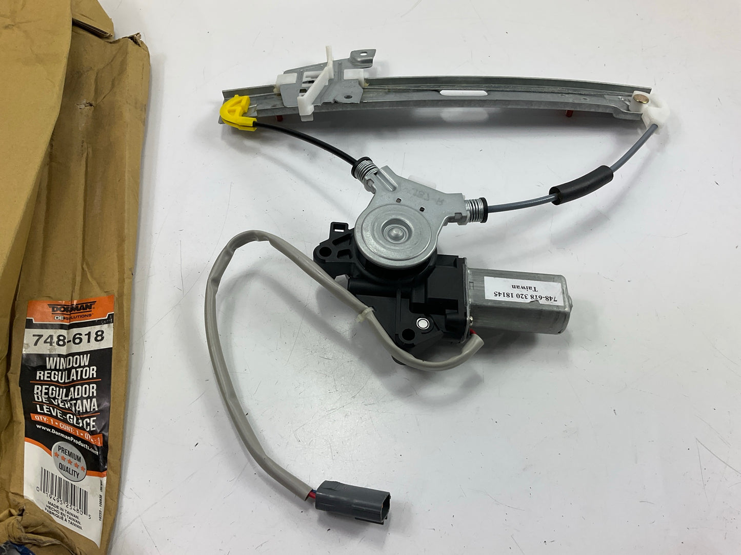 Dorman 748-618 Rear Right Power Window Motor And Regulator Assembly