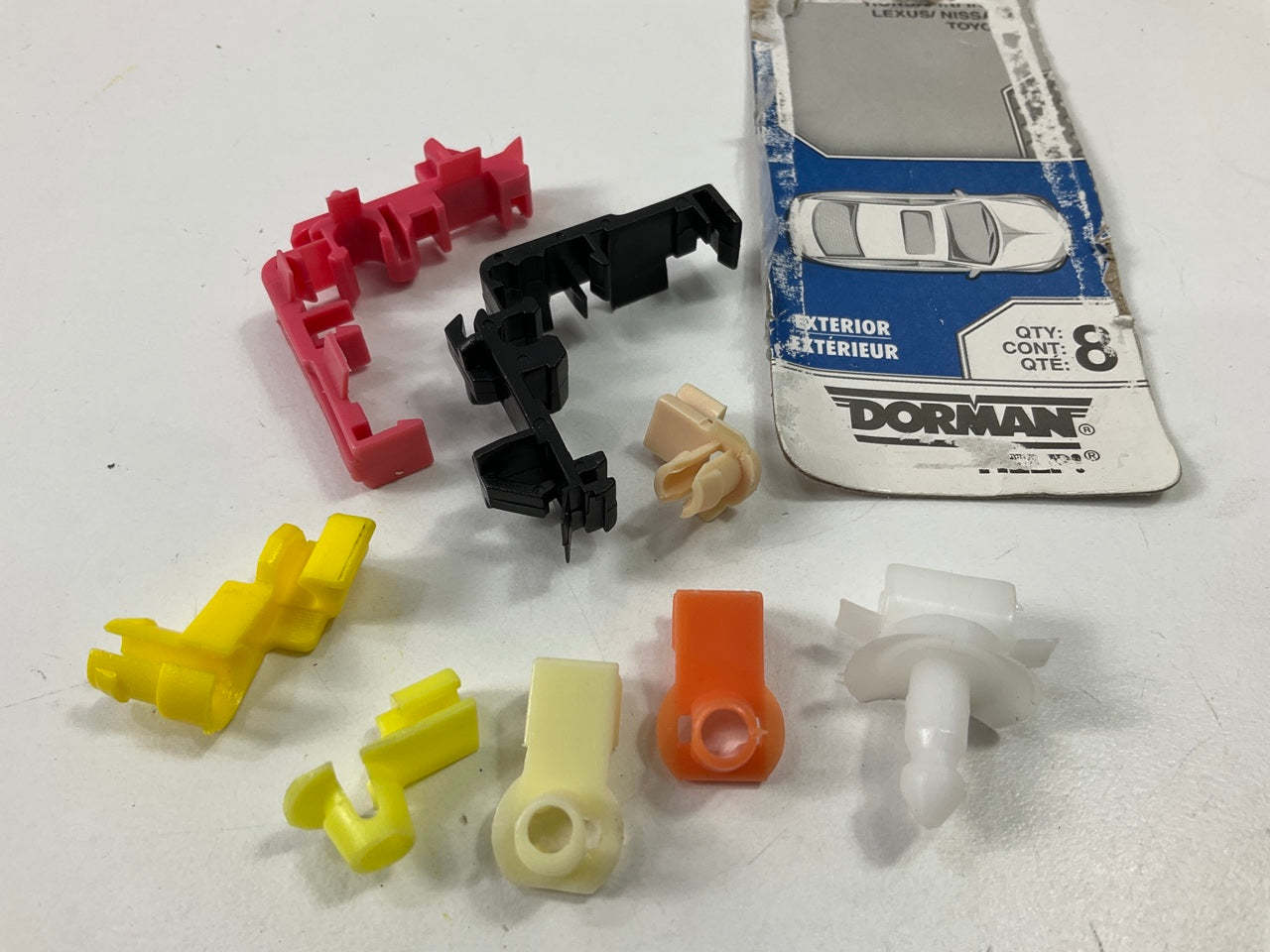 Dorman 75474 Door Lock Rod Clip Assortment (Pack Of 8)