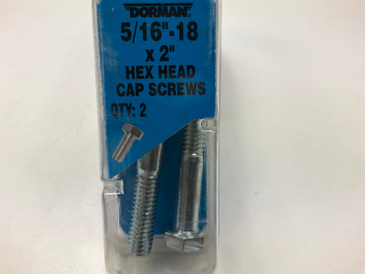 Dorman 760-120N Bolt Hex Head Cap Screws - 5/16'' - 18 X 2'' - Pack Of 2