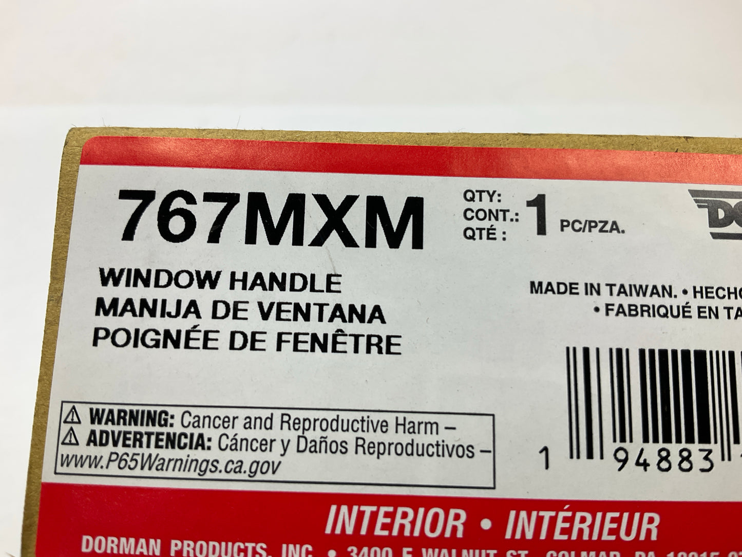 Dorman 767MXM Window Crank Handle