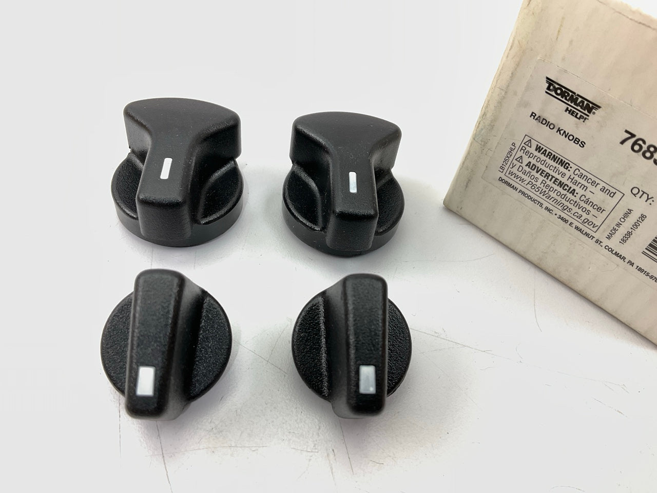 Dorman 76837 HVAC Heater Temp Fan A/C Control Switch Knob Assortment