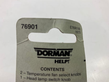 Dorman 76901 HVAC Heater Control Knob Assortment (Pack Of 3)