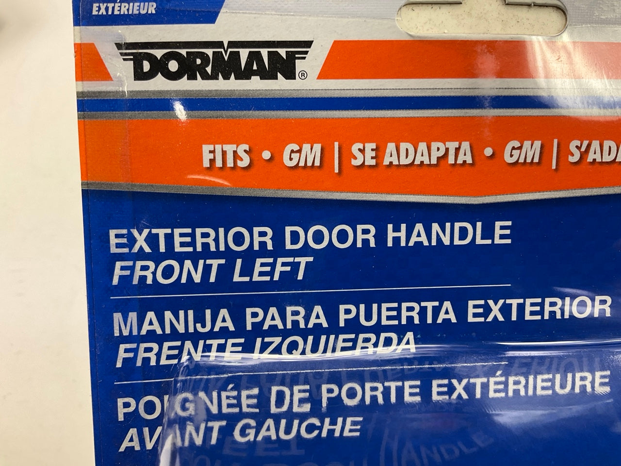 Dorman 77072 Front Left Driver Side Exterior Door Handle - Smooth Black
