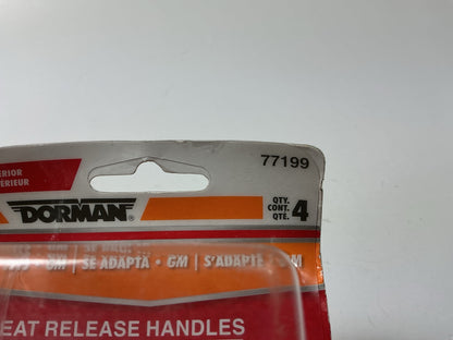 MISSING SCREWS Dorman 77199 Front Seat Back Recliner Adjustment Handle Set