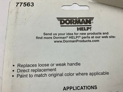 Dorman 77563 Front Left Outside Door Handle For 1998-2002 Toyota Corolla