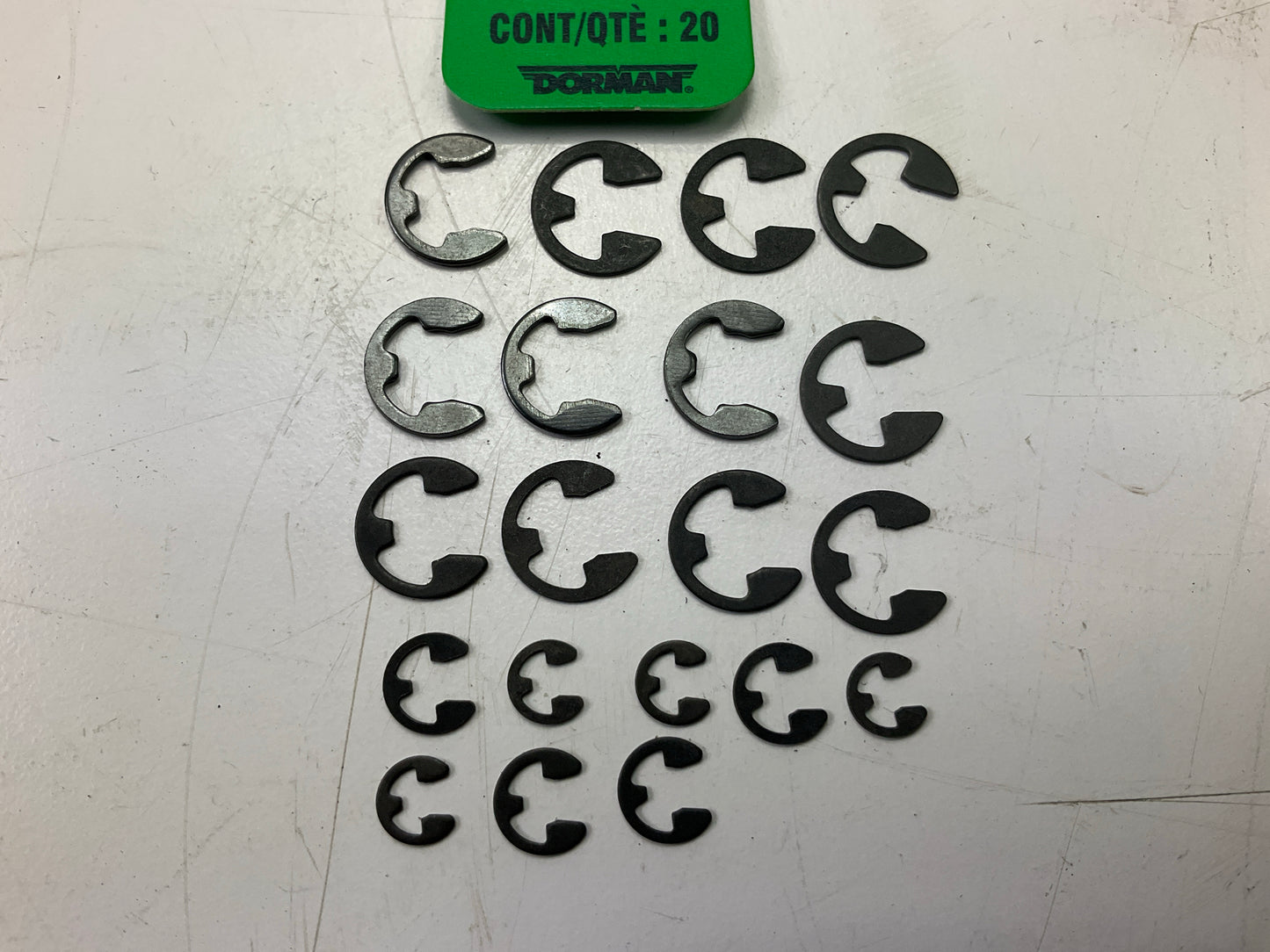 Dorman 784-632 E-Clip Hardware Assortment 3/16'', 5/32'', 1/4'', 5/16'', 3/8''