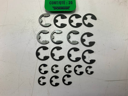 Dorman 784-632 E-Clip Hardware Assortment 3/16'', 5/32'', 1/4'', 5/16'', 3/8''