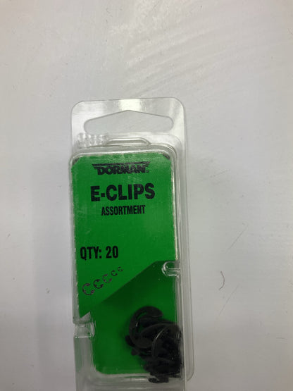 Dorman 784-632 E-Clip Hardware Assortment 3/16'', 5/32'', 1/4'', 5/16'', 3/8''