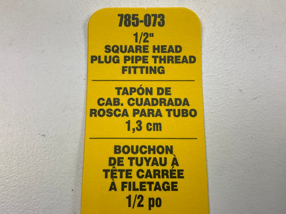 Dorman 785-073 1/2'' Square Head Pipe Plug Thread Fitting