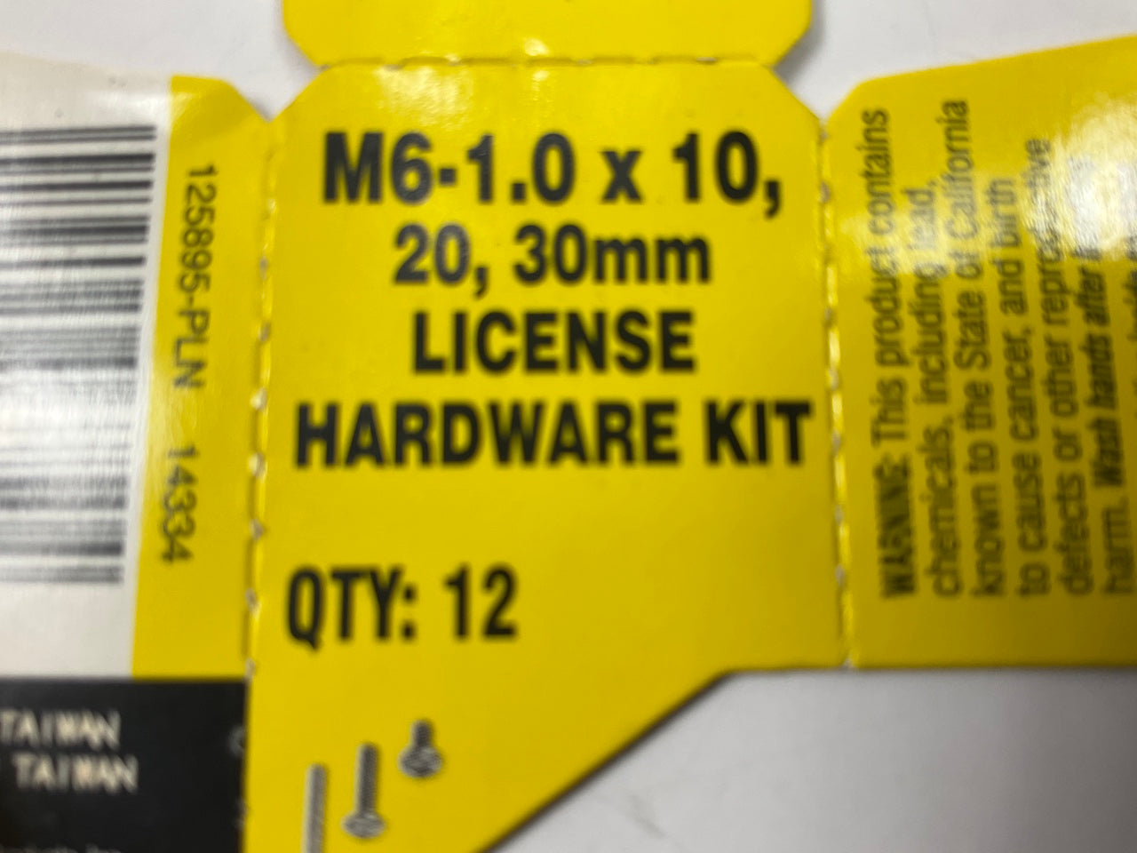 Dorman 785-100 License Plate Frame Screws Kit